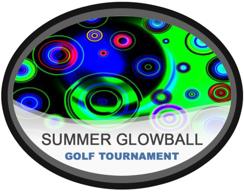 Summer Glowball Night Golf Tournament Hampton Public Golf Course Rochester Hills Michigan Near Detroit